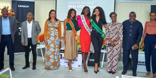 Miss Côte d'ivoire : des lots remis aux lauréates de l'édition 2021 par Canal+ CI