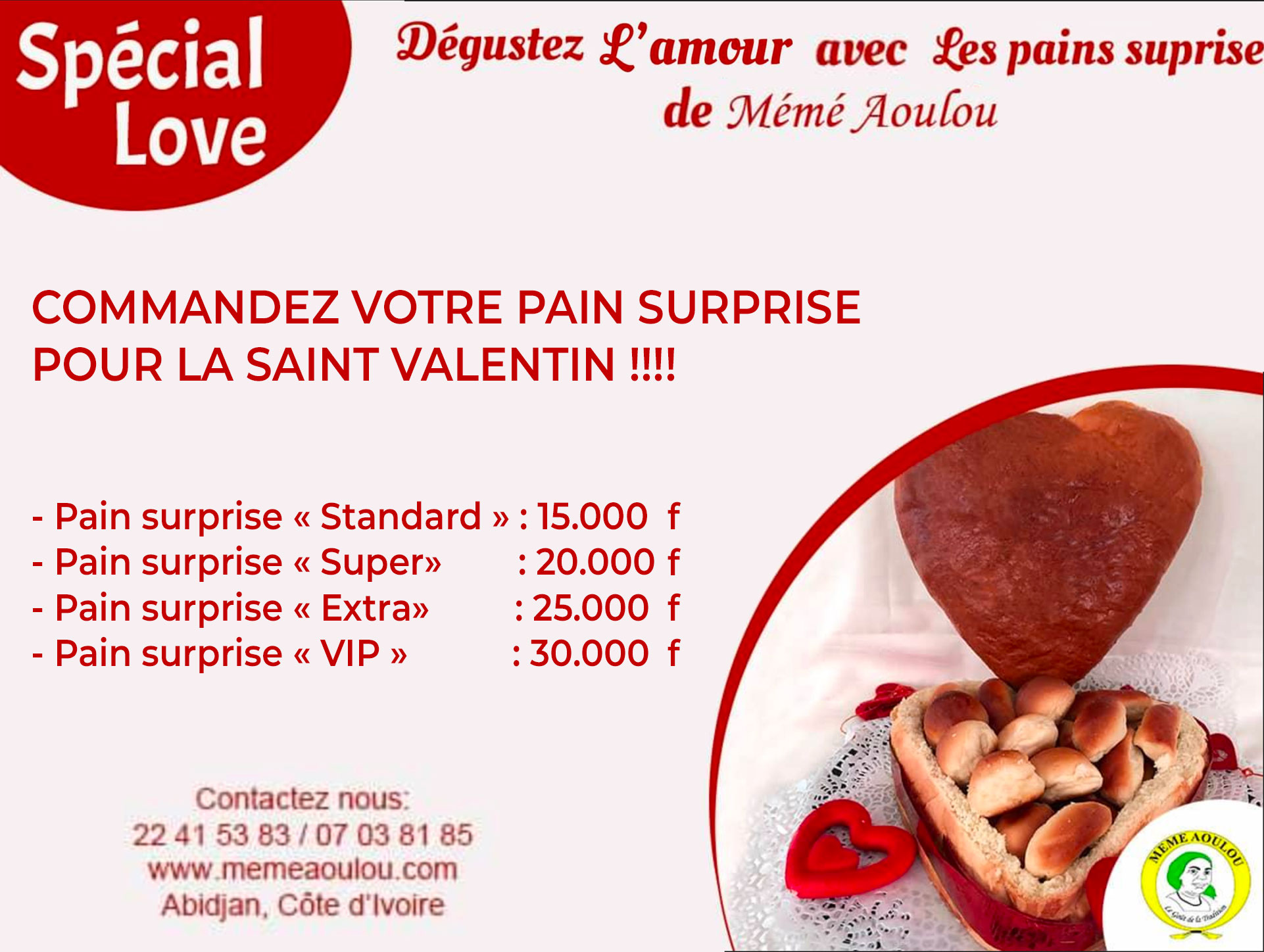 Dégustez l’amour avec les pains surprise de Mémé Aoulou