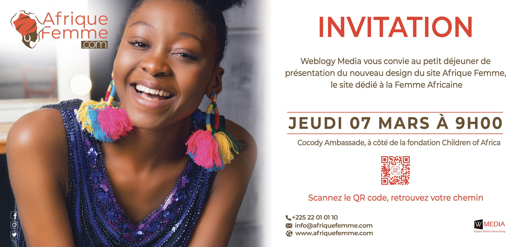 Le Petit Déjeuner de présentation du site Afriquefemme.com