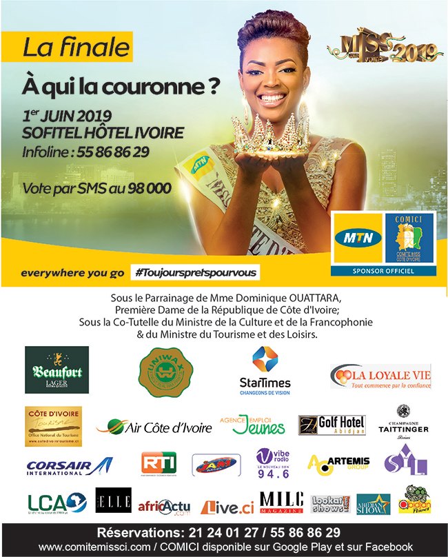 Finale Miss Côte d'Ivoire 2019