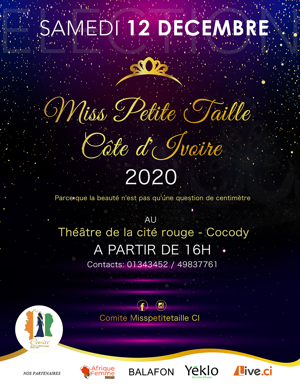 Miss Petite Taille Côte d’Ivoire 2020