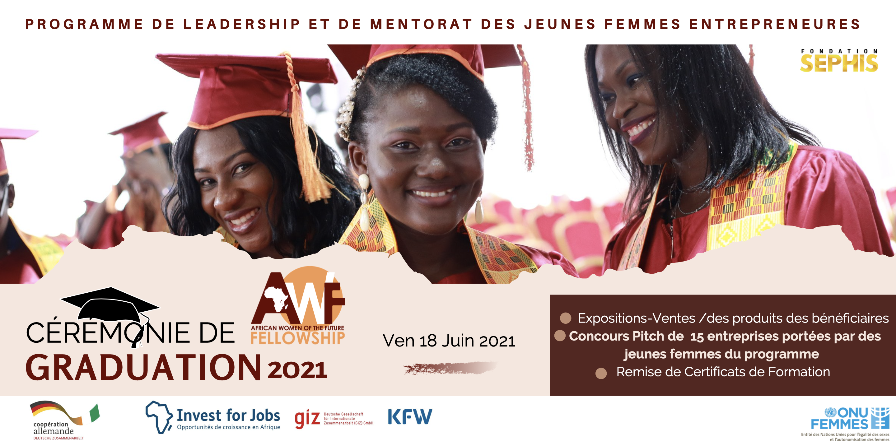 Ceremonie de graduation 2021, par la Fondation Sephis