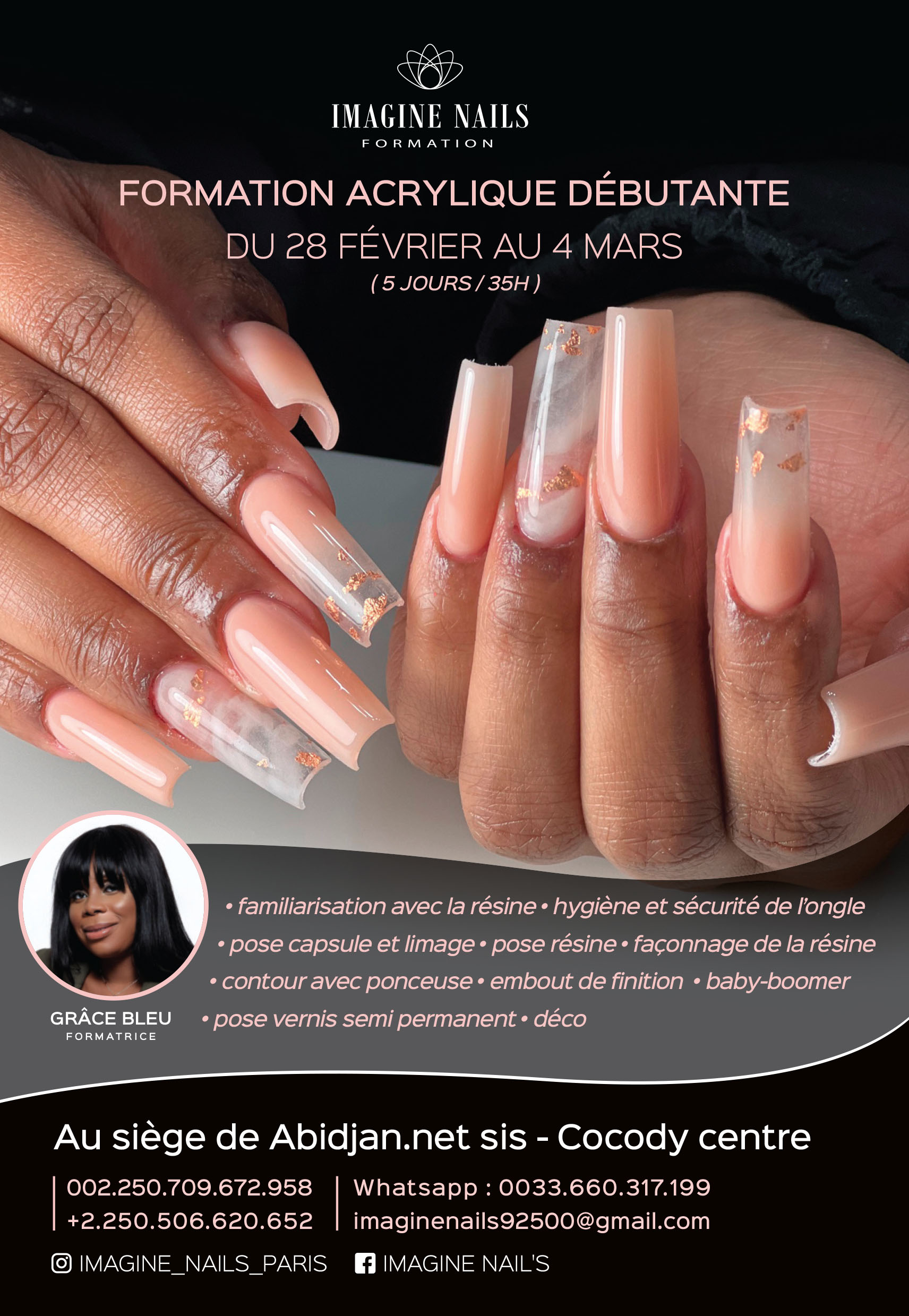 Imagine nail's : Formation Acrylique Débutante