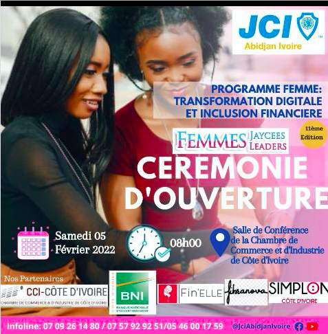 Cérémonie d’ouverture  Femmes Jaycees Femmes Leaders