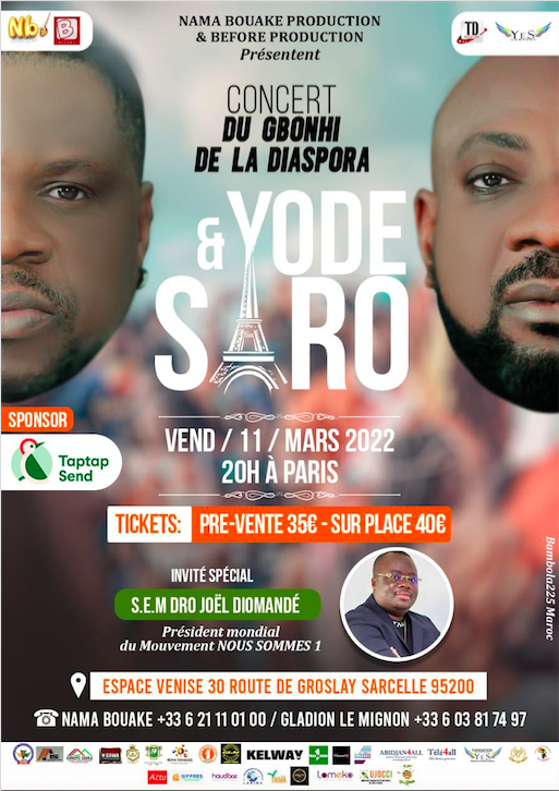 Yodé et Siro : Concert du gbonhi de la diaspora