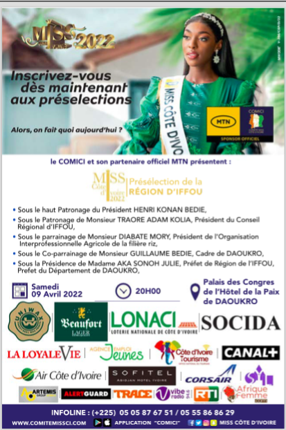 Miss CI 2022 : présélection de la region d'Iffou