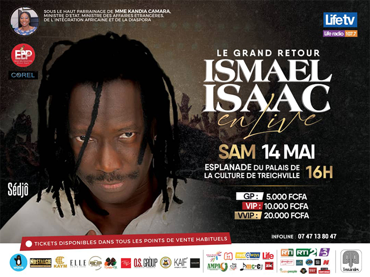 LE GRAND RETOUR, ISMAEL ISAAC EN LIVE
