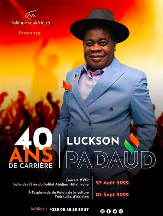 Luckson Padaud célèbre ses 40 ans de carrière