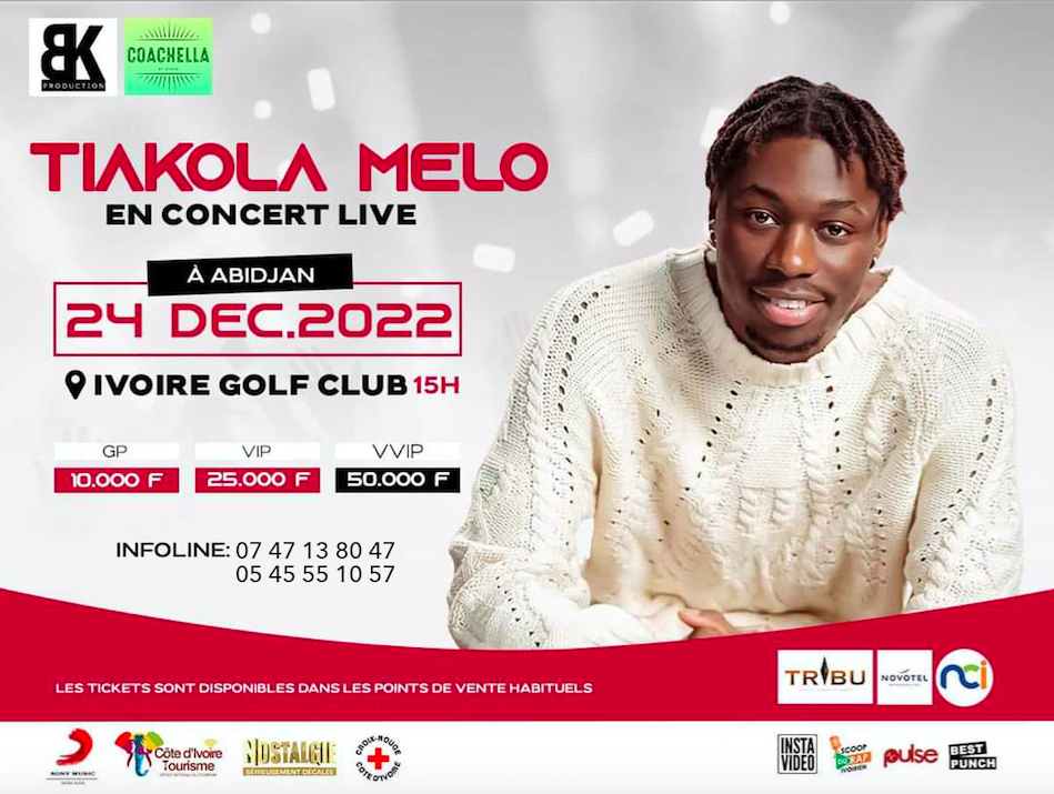 Tiakola Melo, en concert live