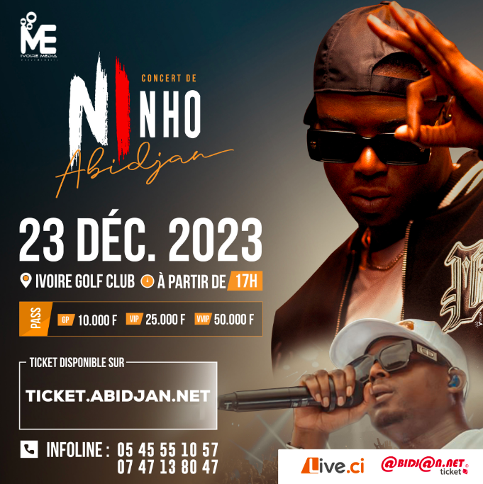 NINHO en concert à Abidjan