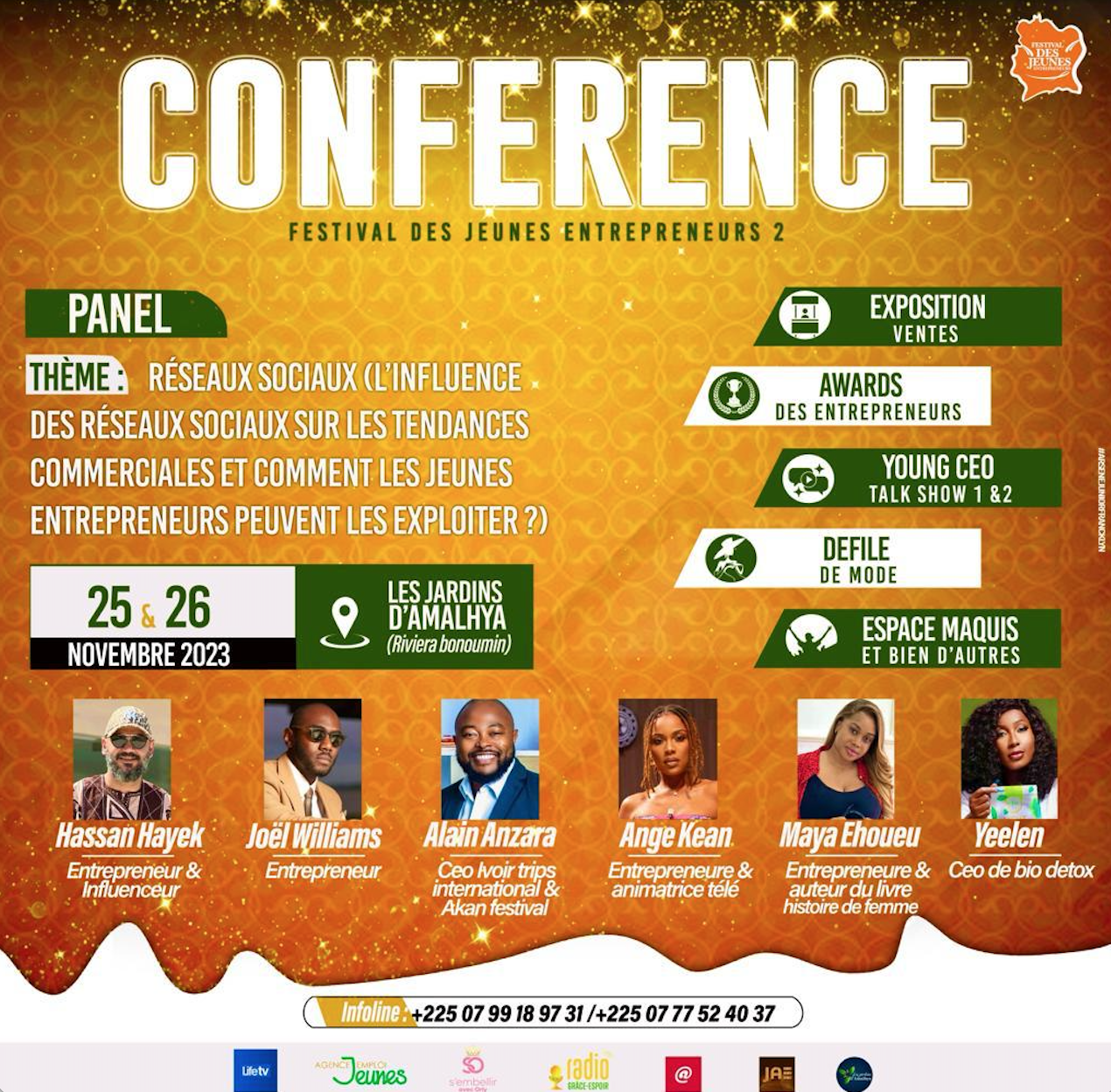 CONFERENCE FESTIVAL DES JEUNES ENTREPRENEURS 2