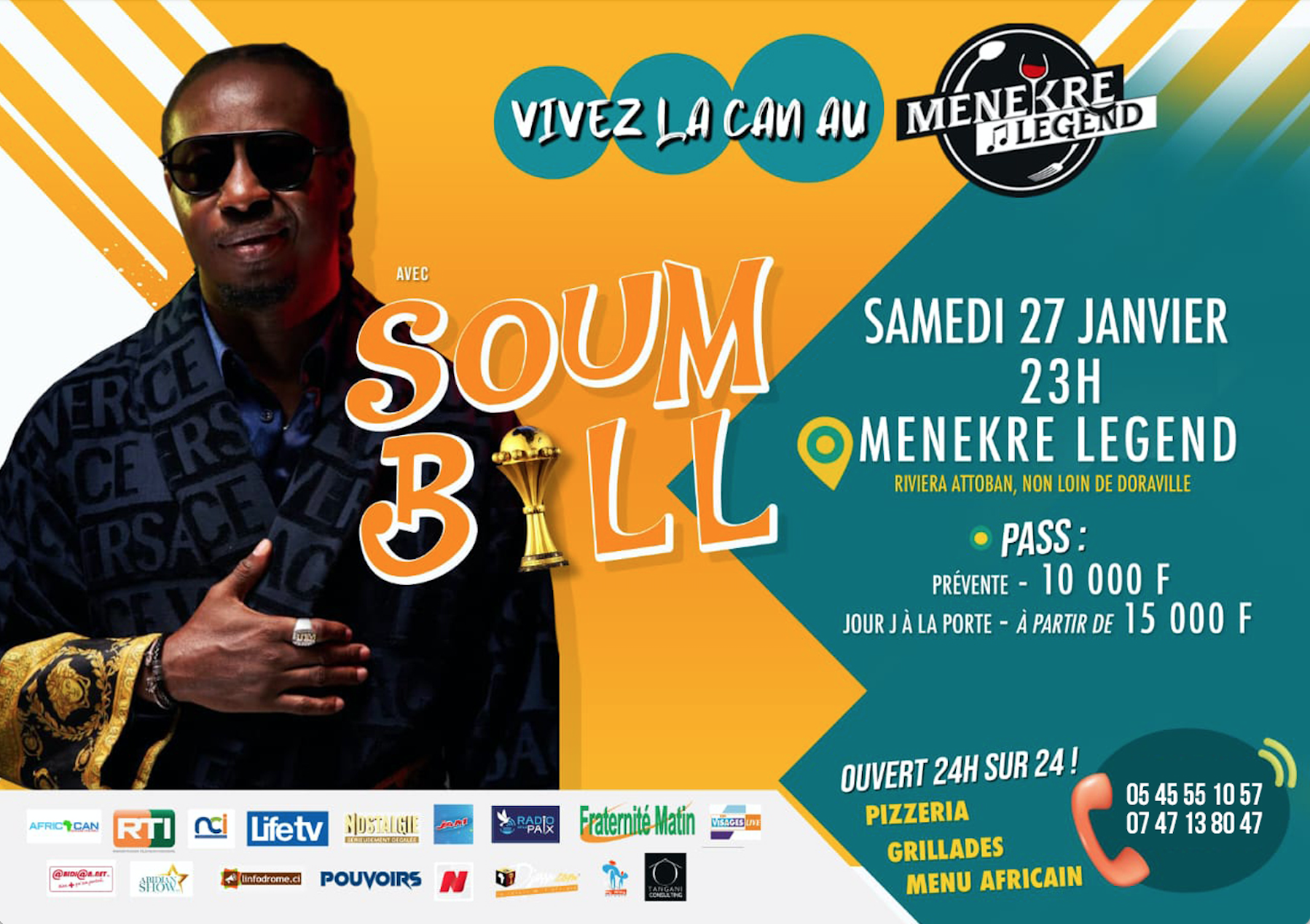 VIVEZ LA CAN AU MENEKRE LEGEND AVEC SOUM BILL