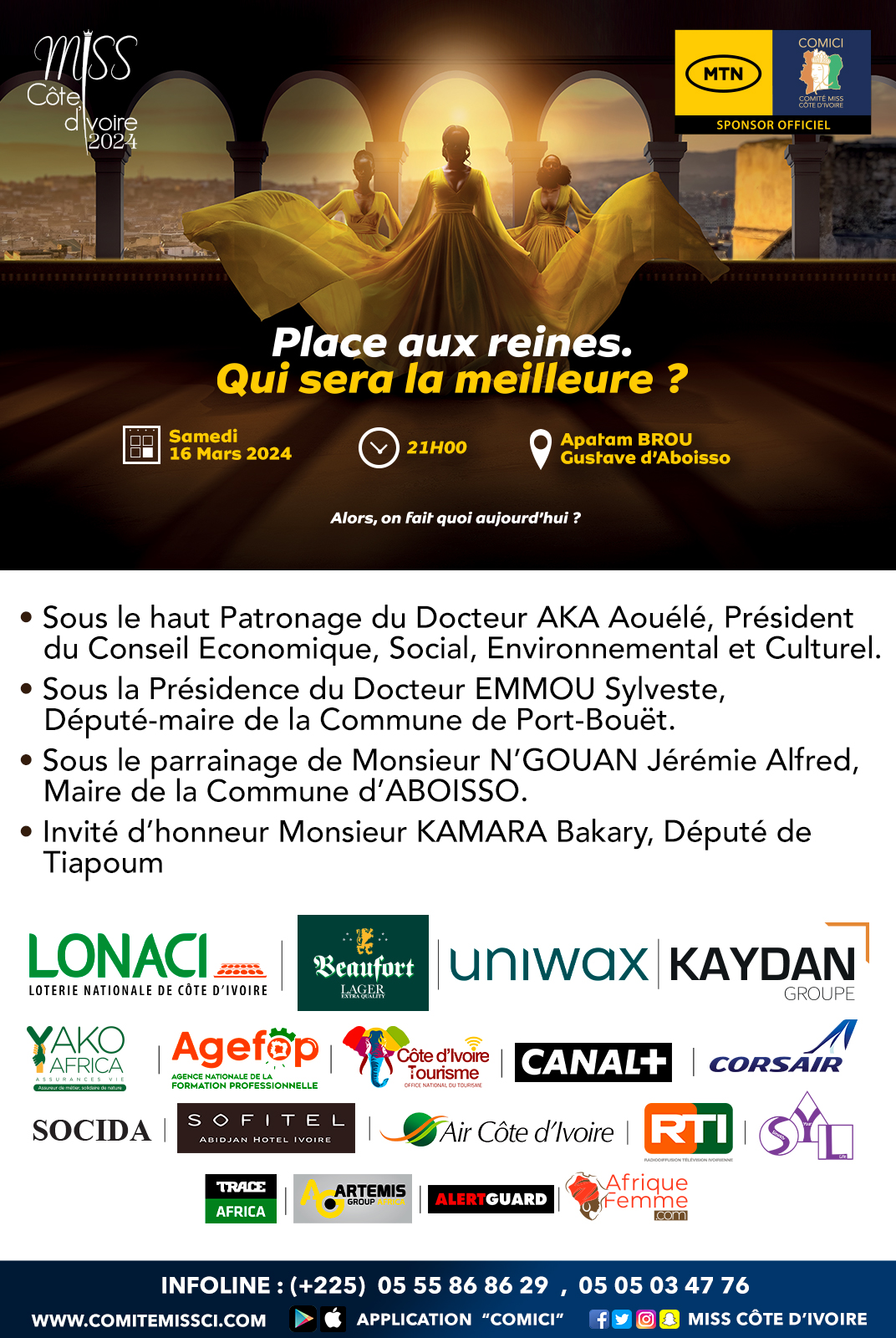 MISS CI 2024 : PRÉSÉLECTION DE LA RÉGION DU SUD-COMOÉ