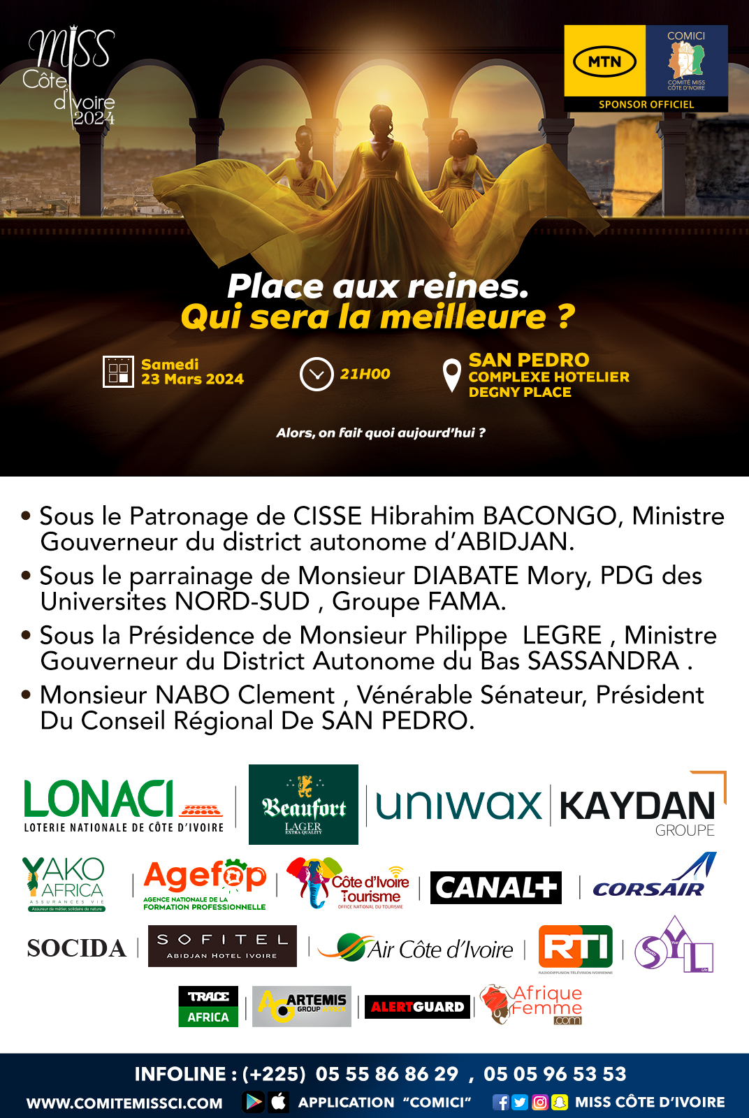 MISS CI 2024 : PRÉSÉLECTION DE LA RÉGION DU BAS-SASSANDRA