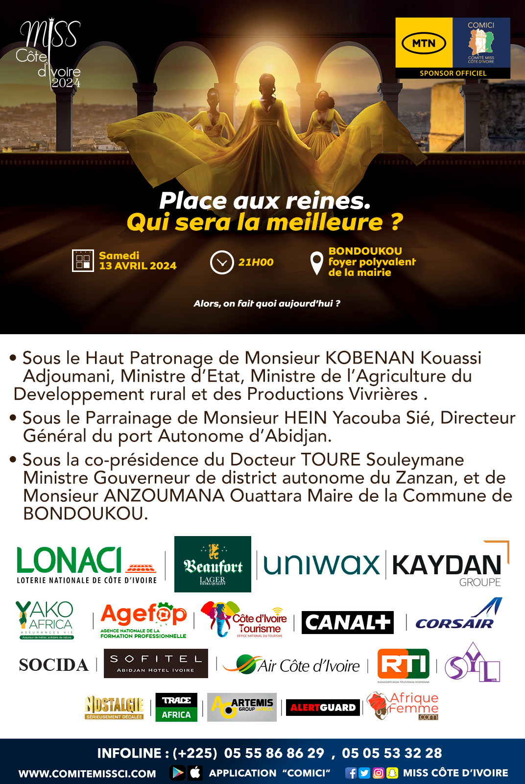MISS CI 2024 : PRÉSÉLECTION DE LA RÉGION DU GONTOUGO