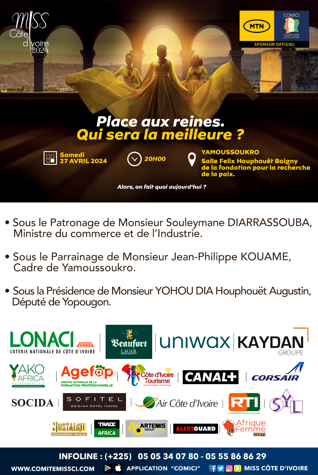 MISS CI 2024 : PRÉSÉLECTION DE LA RÉGION DE YAMOUSSOUKRO