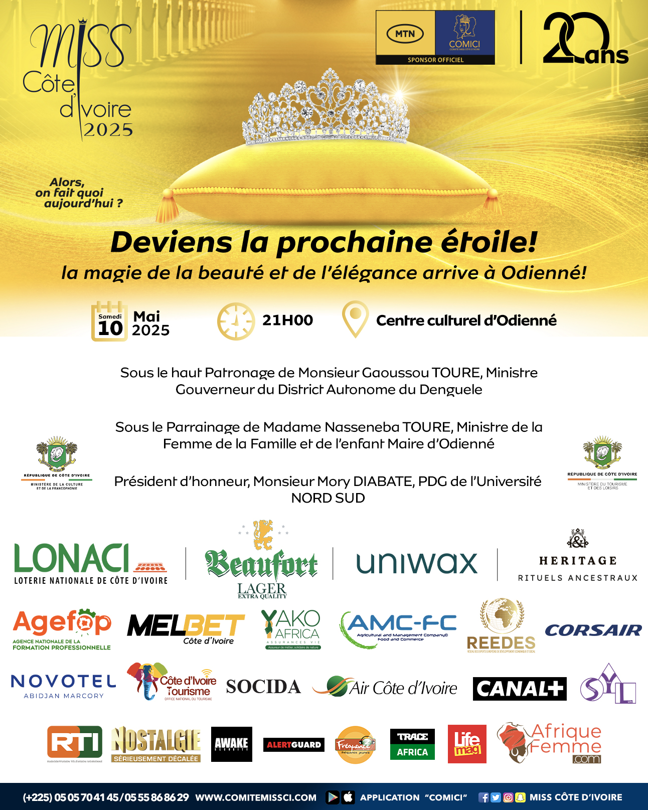 PRÉSÉLECTION MISS CI ODIENNÉ 2025