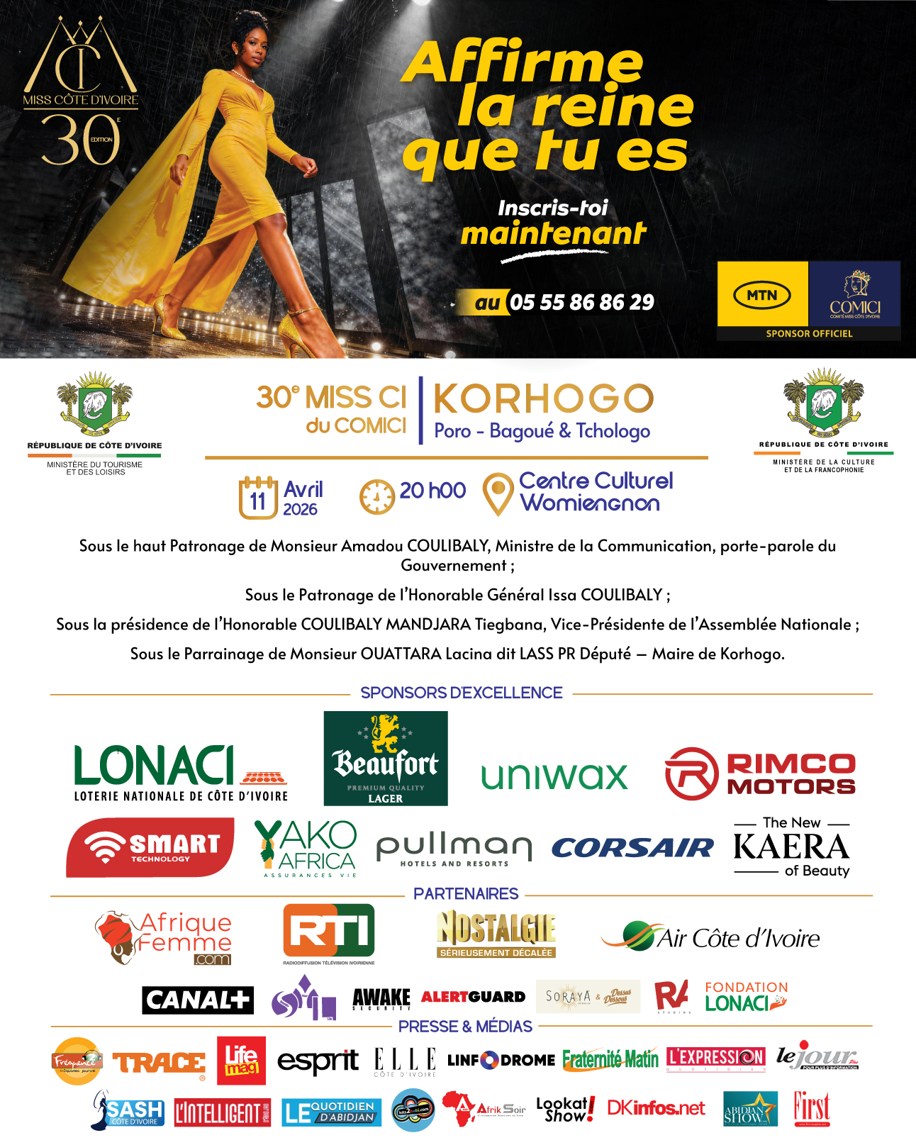 MISS CI 2026: PRESELECTION KORHOGO