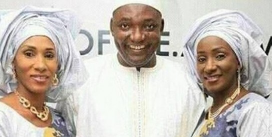 Gambie : Marié à deux femmes, le président Adama Barrow a choisi la First Lady