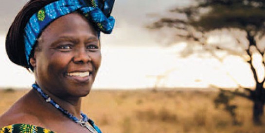 Wangari Maathai, prix Nobel de la Paix en 2004, première femme africaine à recevoir cette récompense