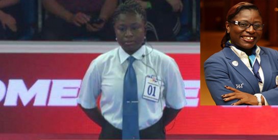 Ané Emmanuella,  l`ivoirienne juge de Taekwondo aux JO