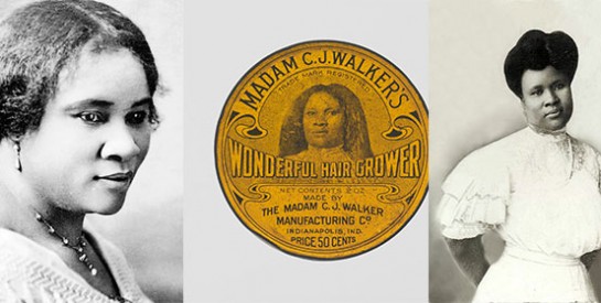 C.J. Walker, cette fille d`esclaves devenue première femme millionnaire des états-unis