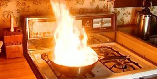 Voici des astuces pour éteindre un feu de cuisine