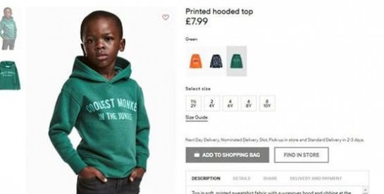 Pub H&M jugée raciste : en Afrique du Sud, on se souvient de l`installation polémique de la marque