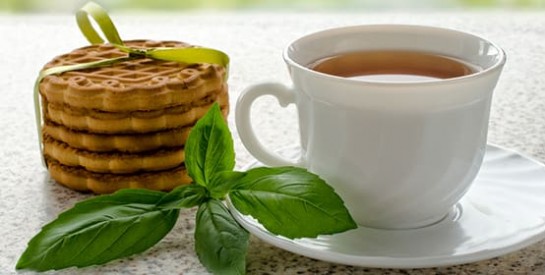 Une tisane de basilic pour soulager les brûlures d`estomac