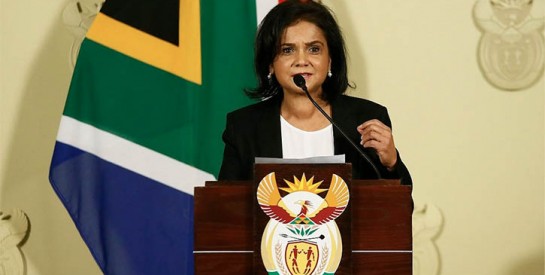 Shamila Batohi première femme procureure générale en Afrique du Sud