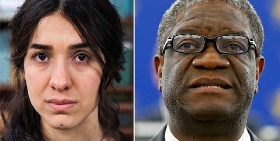 Nadia Murad et Denis Mukwege: deux Nobel contre les violences faites aux femmes