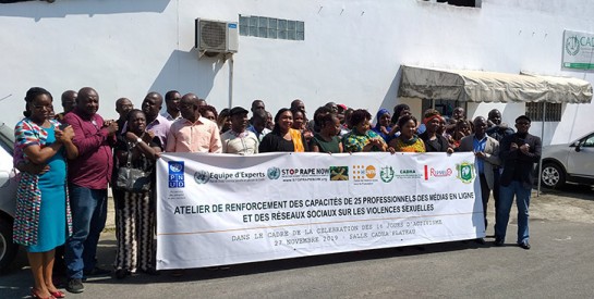 Renforcement des capacités des professionnels des médias et des réseaux sociaux sur la manière de communiquer sur les violences sexuelles 
