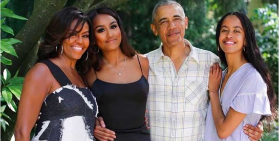 ``Tu deviens une femme`` : le discours de Michelle à ses filles Malia et Sasha sur le body positive