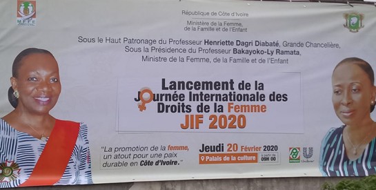 Lancement à Abidjan des festivités de la Journée internationale des droits de la femme