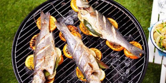 Comment faire pour que le poisson ne colle pas sur la grille?