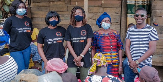 La ligue ivoirienne des droits des femmes mobilisée pour ses consoeurs du quartier Zinsou !