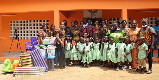 L`ONG Yelenba-WIA et ses partenaires inaugurent le Centre de Protection de la Petite Enfance d`Adoumangan