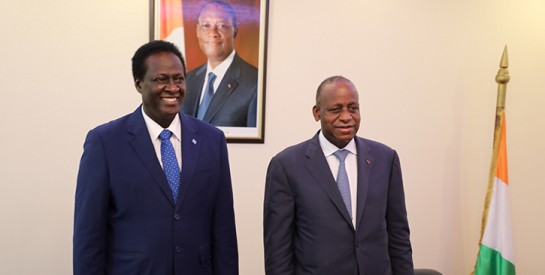 Le nouveau représentant du PAM en Côte d’Ivoire présente sa lettre d’accréditation au ministre des affaires étrangères