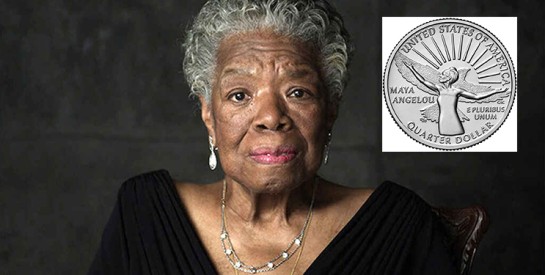 La poétesse noire Maya Angelou devient la première femme en effigie d’une monnaie US