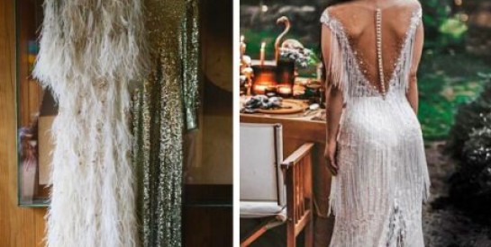 Tendance mariage 2023 : la robe de mariée à franges volera la vedette à toutes les autres, selon Pinterest