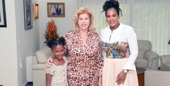 La Première Dame de Côte D’Ivoire, reçoit Aïssata Sidibé N'Dia pour parler du Week-end des African Woman 2.0 à Cotonou