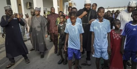 Le Nigeria annonce la libération de tous les 130 écoliers catholiques enlevés