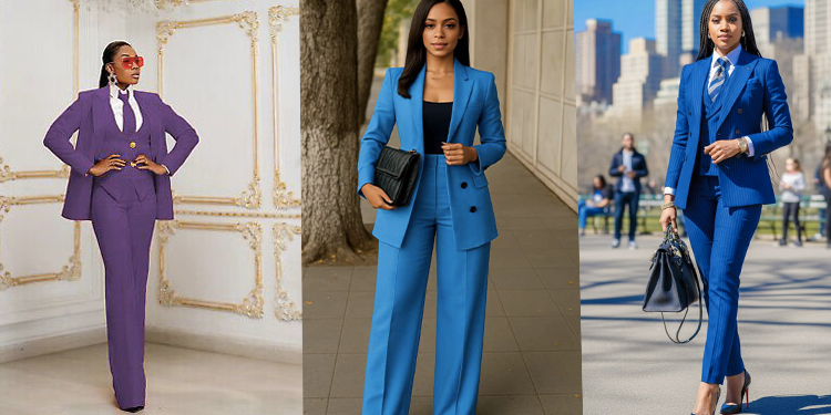 Le tailleur pantalon coloré : l’élégance audacieuse.