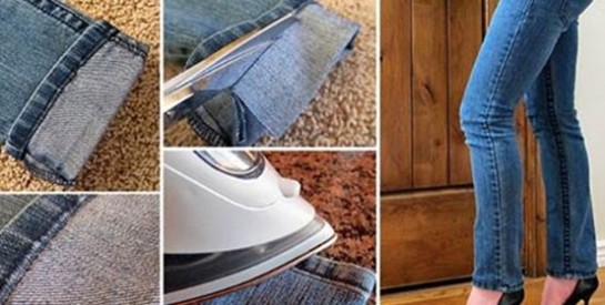 Astuce infaillible pour faire l'ourlet de son jean