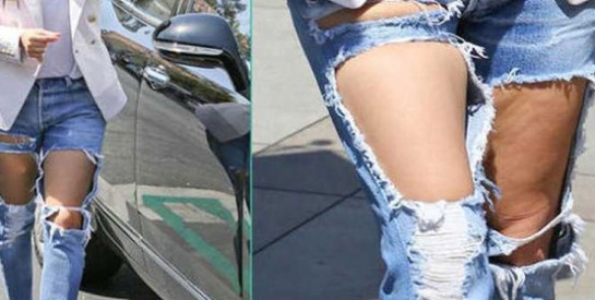 La mode des Jeans déchirés: Attention à ne pas virer à la vulgarité!