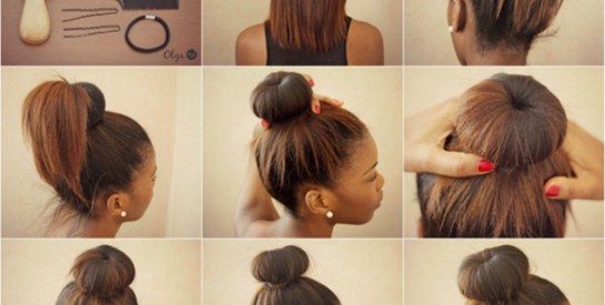 Modèle de coiffure : le chignon bun