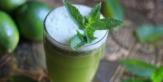 Limonade au thé vert pour la perte de poids